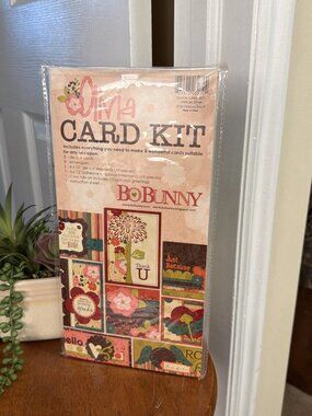 BoBunny Olivia Card Kit - CO744 - Makes 8 Cards - Retired - NIP
